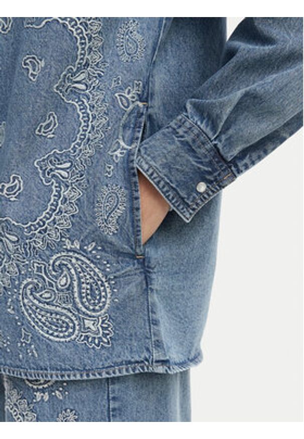 Liu Jo Koszula jeansowa UA6145 D0313 Niebieski Regular Fit. Kolor: niebieski. Materiał: jeans