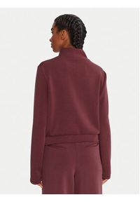 Guess Bluza Olympe V4YQ05 KCAY2 Bordowy Regular Fit. Kolor: czerwony. Materiał: syntetyk #3