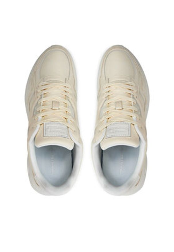 TOMMY HILFIGER - Tommy Hilfiger Sneakersy Modern Runner Best Lth Mix FM0FM04938 Beżowy. Kolor: beżowy. Materiał: skóra