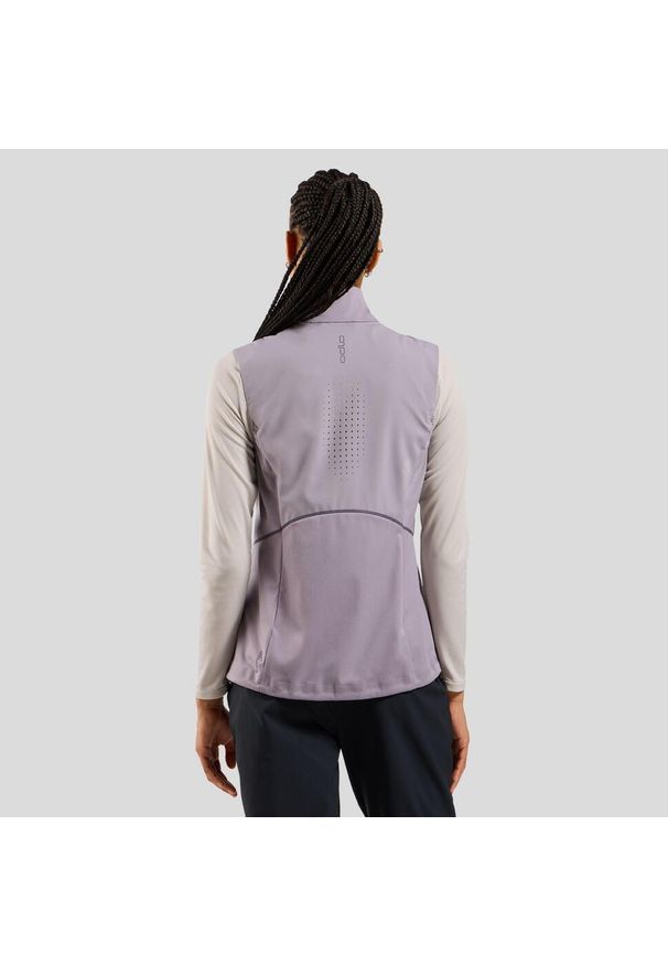 Odlo - Kamizelka damska ODLO Zeroweight Warm Vest. Kolor: fioletowy. Sport: turystyka piesza