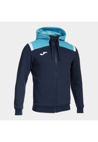 Bluza dresowa z kapturem Joma Toledo. Typ kołnierza: kaptur. Kolor: niebieski. Materiał: dresówka. Sport: piłka nożna #1