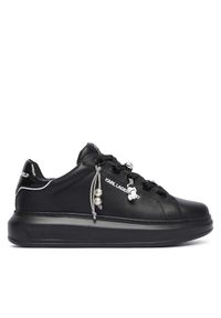 Karl Lagerfeld - KARL LAGERFELD Sneakersy KL62516T Czarny. Kolor: czarny. Materiał: skóra #1