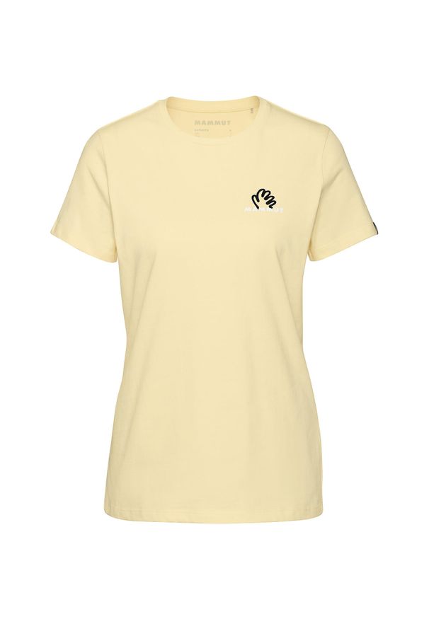 Koszulka bawełniana damska Mammut Massone T-Shirt Hold. Kolor: brązowy. Materiał: bawełna
