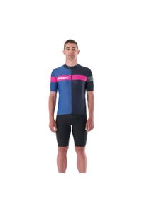 MAVIC - Dżersej z krótkim rękawem Mavic Ksyrium Pro. Kolor: niebieski, fioletowy, wielokolorowy. Materiał: jersey. Długość rękawa: krótki rękaw. Długość: krótkie. Sport: kolarstwo