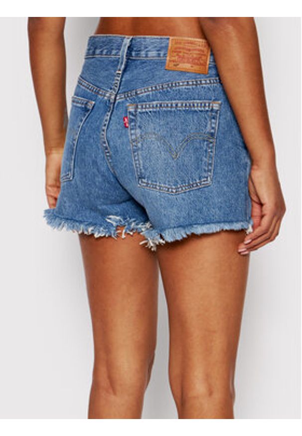Levi's® Szorty jeansowe Original 56327-0081 Niebieski Regular Fit. Kolor: niebieski. Materiał: bawełna, jeans