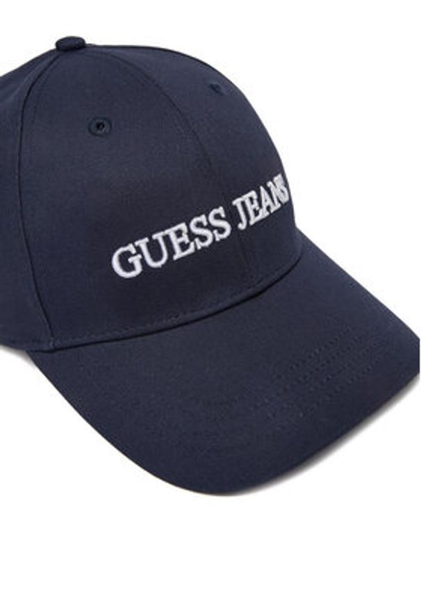 Guess Jeans Czapka z daszkiem WBEO-GJ-U3-002-SS26 Granatowy. Kolor: niebieski. Materiał: bawełna