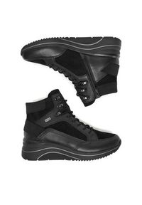 Remonte Trzewiki D0T79-00 Czarny. Kolor: czarny. Materiał: zamsz, skóra #3