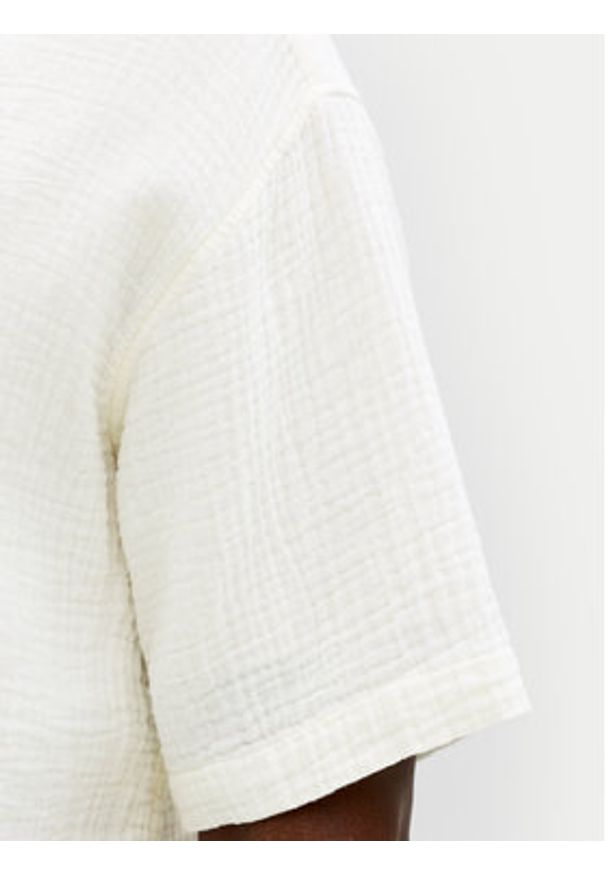 Jack & Jones Koszula Nantucket 12291812 Beżowy Regular Fit. Kolor: beżowy. Materiał: bawełna