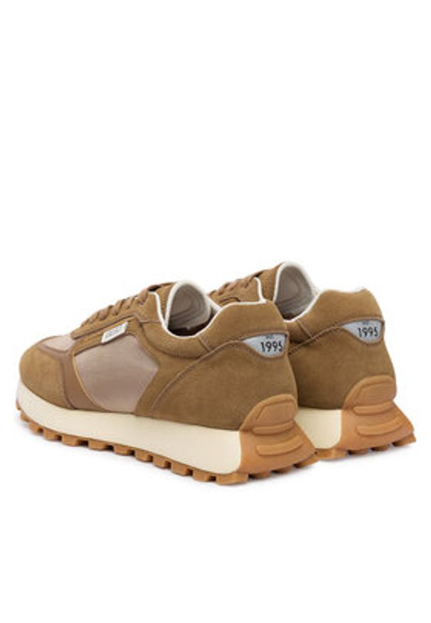 Liu Jo Sneakersy Running 02 7G5027 PX380 Beżowy. Kolor: beżowy. Materiał: zamsz, skóra. Sport: bieganie