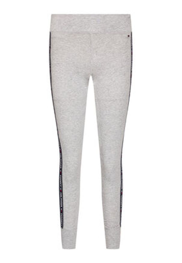 TOMMY HILFIGER - Tommy Hilfiger Legginsy UW0UW00563 Szary Slim Fit. Kolor: szary. Materiał: bawełna