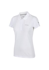 Regatta - Damska Koszulka Polo Sinton. Typ kołnierza: polo. Kolor: biały #1