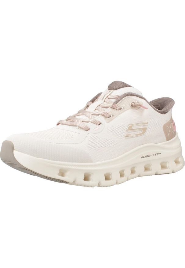 skechers - Buty SKECHERS GLIDE STEP PRO PURE MOTION Beżowy. Kolor: beżowy. Materiał: materiał
