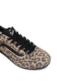 Vans Sneakersy Super Lowpro VN000E89YS51 Brązowy. Kolor: brązowy. Materiał: zamsz, skóra #4