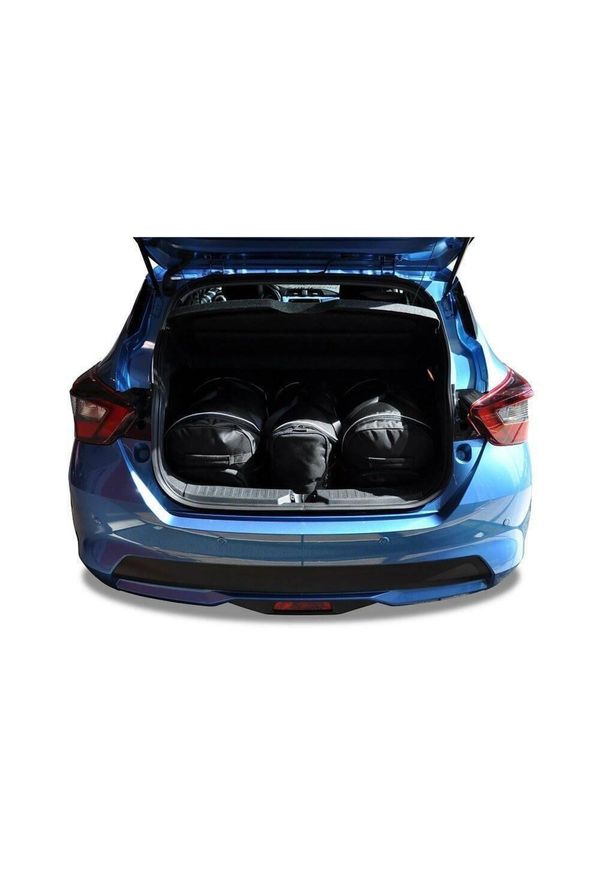 KJUST - Torby Do Bagażnika Nissan Micra 2017-2023 3Szt Kjust. Kolor: czarny. Styl: sportowy