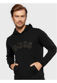 BOSS - Boss Bluza Soody 2 50477131 Czarny Regular Fit. Kolor: czarny. Materiał: bawełna #4