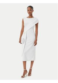 Rinascimento Sukienka koktajlowa CFC0019923002 Biały Regular Fit. Kolor: biały. Materiał: syntetyk. Styl: wizytowy #3
