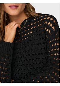 only - ONLY Sweter Linda 15311772 Czarny Regular Fit. Kolor: czarny. Materiał: syntetyk