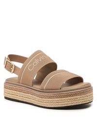 Espadryle Calvin Klein. Kolor: beżowy #1