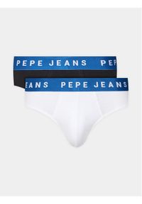 Pepe Jeans Slipy Logo Bf Lr 2P PMU10962 Biały. Kolor: biały