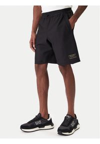 EA7 Emporio Armani Szorty sportowe 7M001340 AF21099 UC001 Czarny Regular Fit. Kolor: czarny. Materiał: syntetyk. Styl: sportowy #1