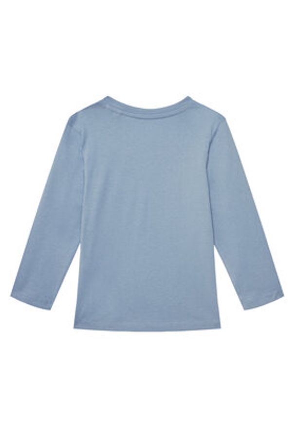 Guess Bluzka N5YI23 K8HM4 Niebieski Regular Fit. Kolor: niebieski. Materiał: bawełna