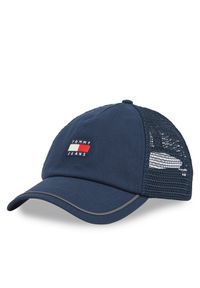 Tommy Jeans Czapka z daszkiem Tjm Heritage Trucker Cap AM0AM13287 Granatowy. Kolor: niebieski. Materiał: bawełna, materiał