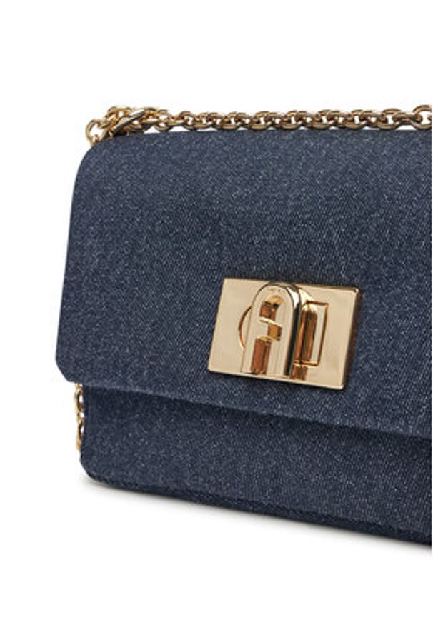 Furla Torebka BAFKACO DE0000 2677S Granatowy. Kolor: niebieski. Materiał: skórzane