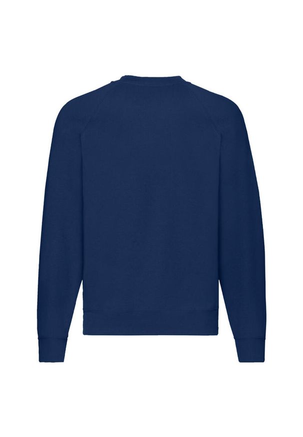 FRUIT OF THE LOOM - Klasyczna Bluza Raglanowa Unisex Dla Dorosłych. Kolor: niebieski. Długość rękawa: raglanowy rękaw