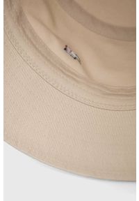TOMMY HILFIGER - Tommy Hilfiger kapelusz bawełniany kolor beżowy bawełniany. Kolor: beżowy. Materiał: bawełna #4