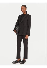 Weekend Max Mara Marynarka Ornati 2525046012 Czarny Slim Fit. Kolor: czarny. Materiał: wełna #5