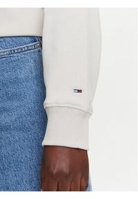 Tommy Jeans Bluza DW0DW21345 Beżowy Relaxed Fit. Kolor: beżowy. Materiał: bawełna #4