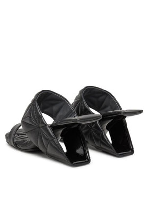 United Nude Klapki Loop Hi 10005860188 Czarny. Kolor: czarny. Materiał: skóra