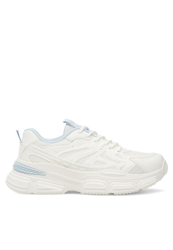 Sneakersy DeeZee. Kolor: biały