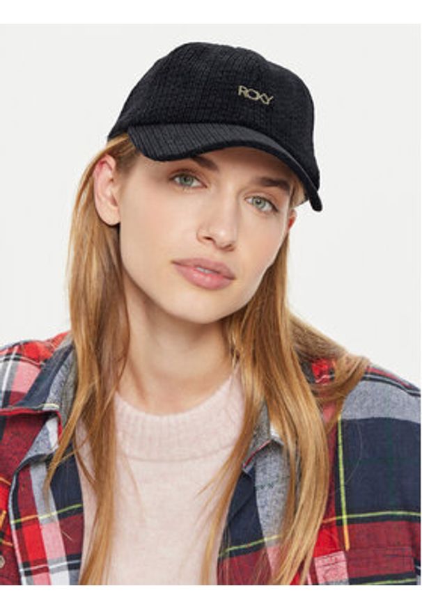 Roxy Czapka z daszkiem Feeling Good ERJHA04336 Czarny. Kolor: czarny. Materiał: poliester
