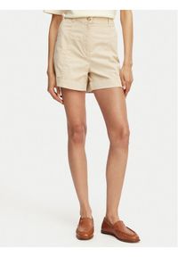 BOSS Szorty materiałowe C Tanessa-D 50556391 Beżowy Regular Fit. Kolor: beżowy. Materiał: bawełna #1