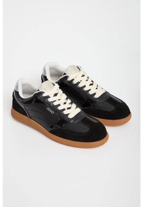 Liu Jo - Sneakersy damskie skórzane LIU JO. Materiał: skóra