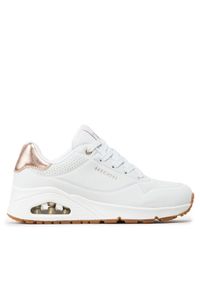 skechers - Skechers Sneakersy Uno 177094/WHT Biały. Kolor: biały. Materiał: skóra