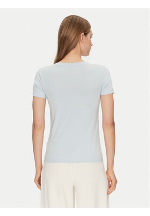 Guess T-Shirt W5GI24 J1314 Niebieski Regular Fit. Kolor: niebieski. Materiał: bawełna