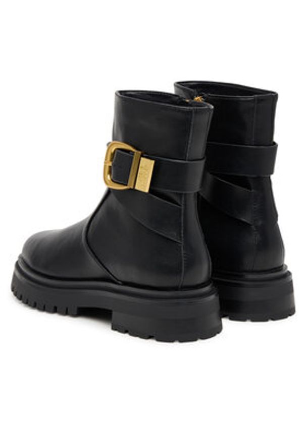 Steve Madden Botki Lexs SM11003593 Czarny. Kolor: czarny. Materiał: skóra