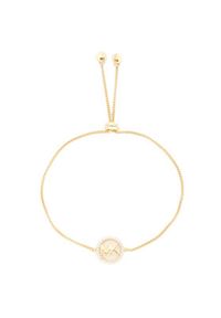 Michael Kors Bransoletka Logo Circle Slider MKC1246AN710 Złoty. Materiał: złote. Kolor: złoty #4