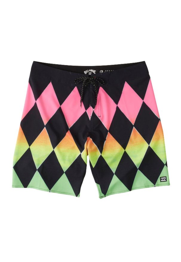 Spodenki kąpielowe męskie Billabong Sunday Airute. Kolor: czarny. Materiał: poliester, elastan. Wzór: kolorowy. Styl: sportowy