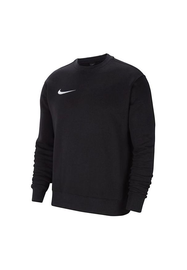 Nike - Bluza Dziecięca Polar Dekolt W Szpic Park 20. Kolor: czarny. Materiał: polar