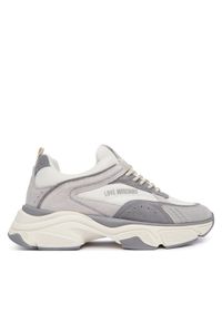 Love Moschino - LOVE MOSCHINO Sneakersy JA15426G1PIQN11A Kolorowy. Materiał: skóra, zamsz. Wzór: kolorowy #1