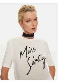 Miss Sixty T-Shirt 6L3SJ3780000 Biały Regular Fit. Kolor: biały. Materiał: bawełna #2