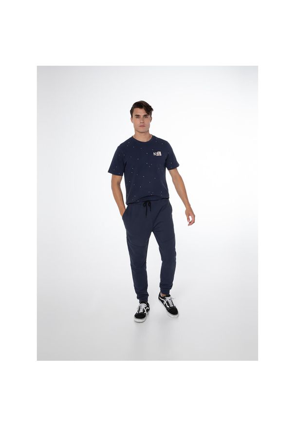 Spodnie męskie Protest NXGGUSS jogging pants. Kolor: niebieski. Sport: bieganie