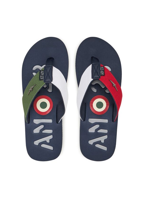 Aeronautica Militare Japonki 251SC310CT3594 Kolorowy. Materiał: materiał. Wzór: kolorowy