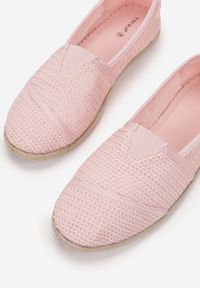 Born2be - Różowe Espadryle Qhesielle. Zapięcie: bez zapięcia. Kolor: różowy. Materiał: materiał. Szerokość cholewki: normalna. Obcas: na płaskiej podeszwie. Styl: sportowy #2