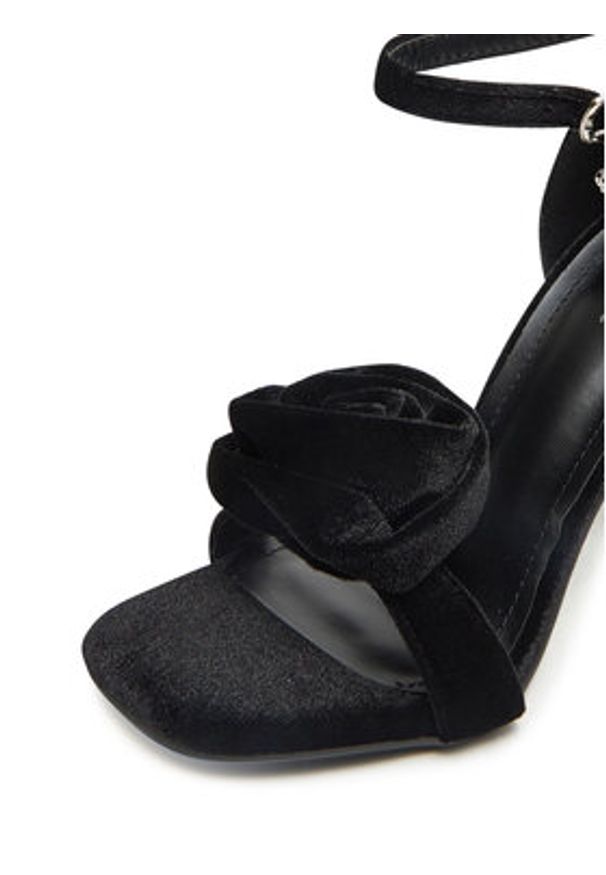 DeeZee Sandały LB5478-96 Czarny. Kolor: czarny. Materiał: materiał