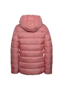 Champion - Kurtka turystyczna damska Down Jacket. Typ kołnierza: kaptur. Kolor: różowy. Materiał: poliester