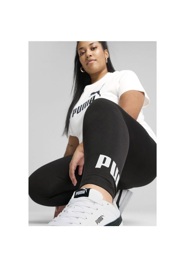 Puma - Legginsy damskie z logo No. 1 ESS PUMA Black. Kolor: czarny. Materiał: jersey, materiał